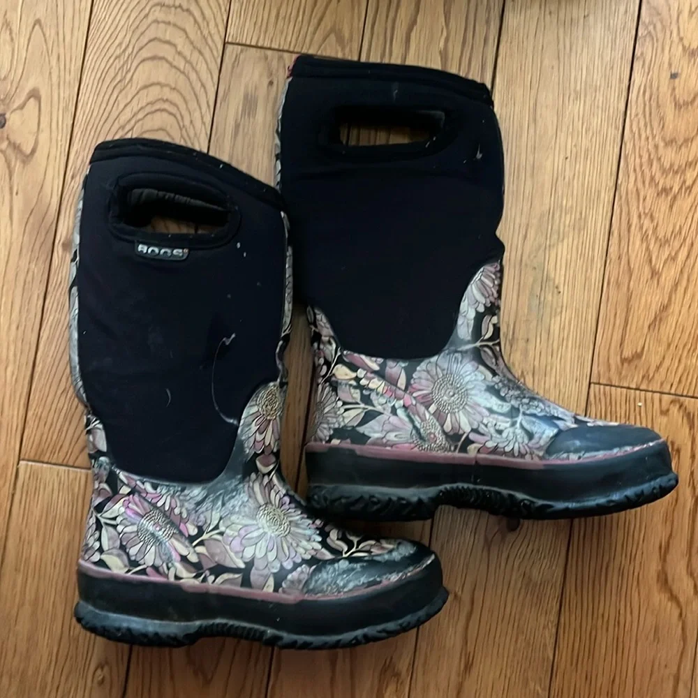 Bogs | little girl toddler winter rain snow boots size 11 warm to -30 degrees